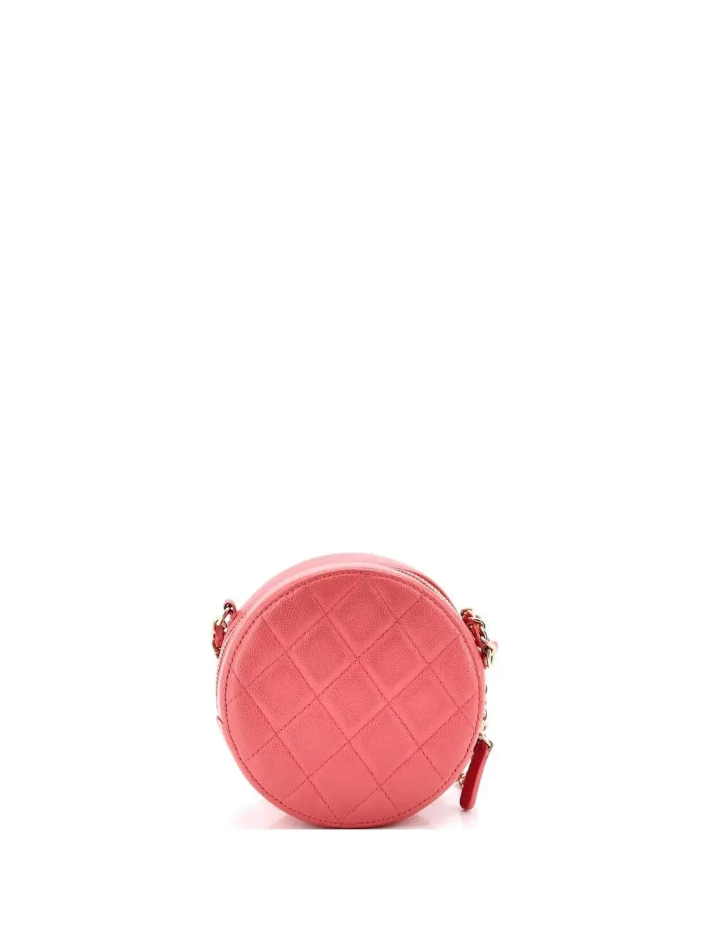 Chanel Round Clutch With Chain Quilted #260965C26B